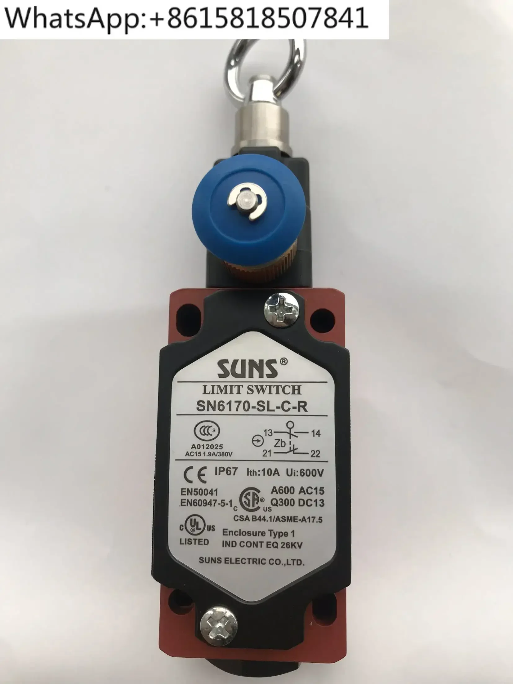

Real pull rope switch SN6170-SL-C-R/SN4170-SL/SN2170 pull wire emergency stop switch