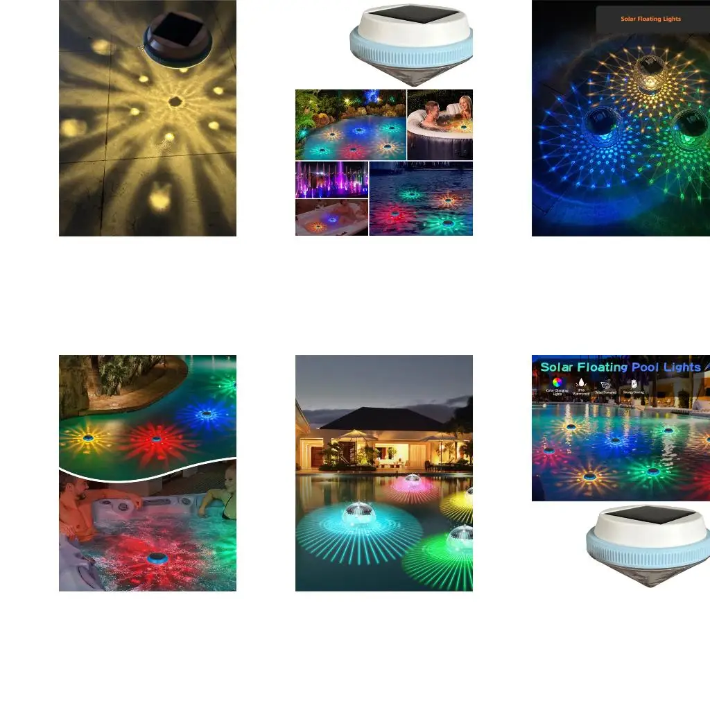 

Solar Floating Pool Light Color Changing Water Float Lamp LED Waterproof Pool Light Underwater Glowing Lamp Enduring high