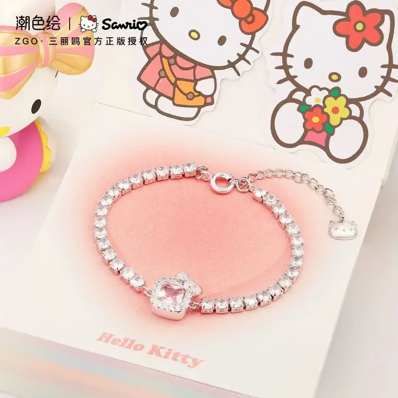 

Подлинный модный окрашенный шарнирный браслет с бантом KT, ювелирные изделия, аксессуары в стиле аниме