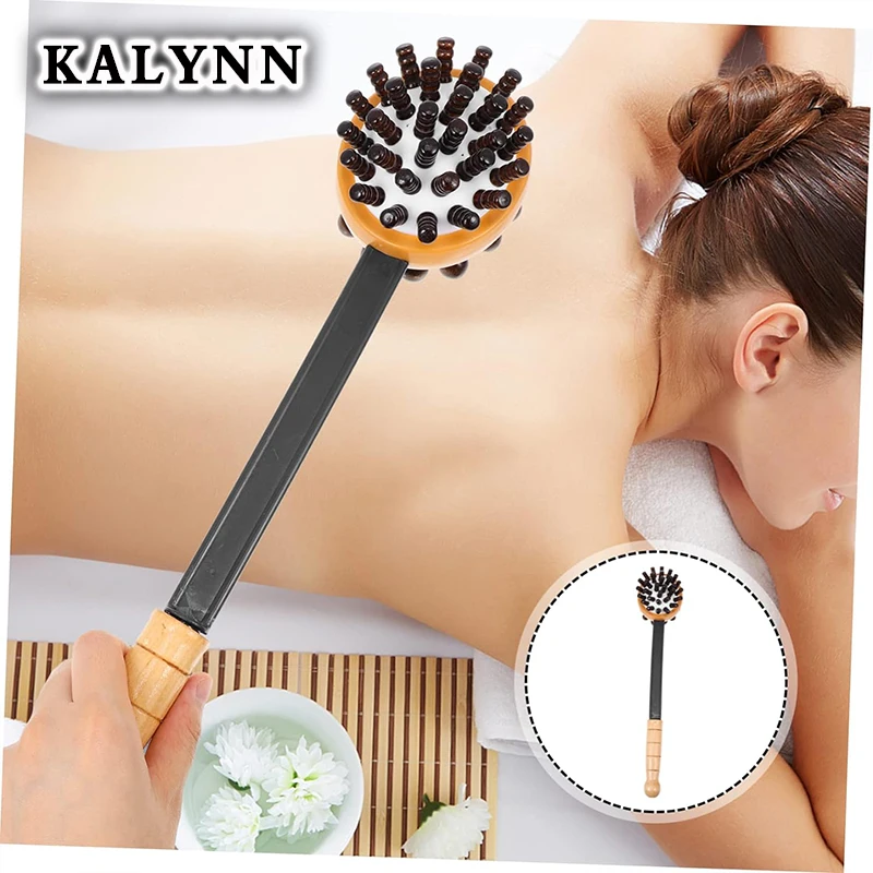 Handheld Massage Hammer Meridians Back Knock Massage Hammer Back Massage Leg Relaxing Massager Double Head Percussion Massager