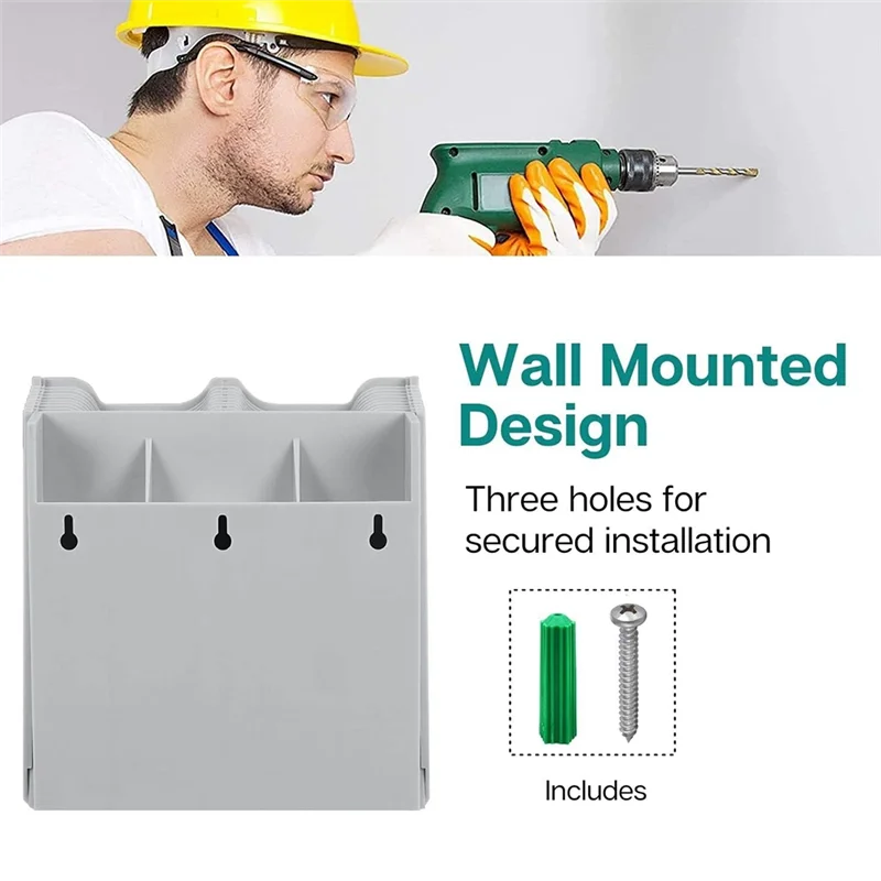 Compact Retractable Attendance Rack Punch Card Holder Attendance Card Holder 20 Position Punch Card Holder Card Holder Employee