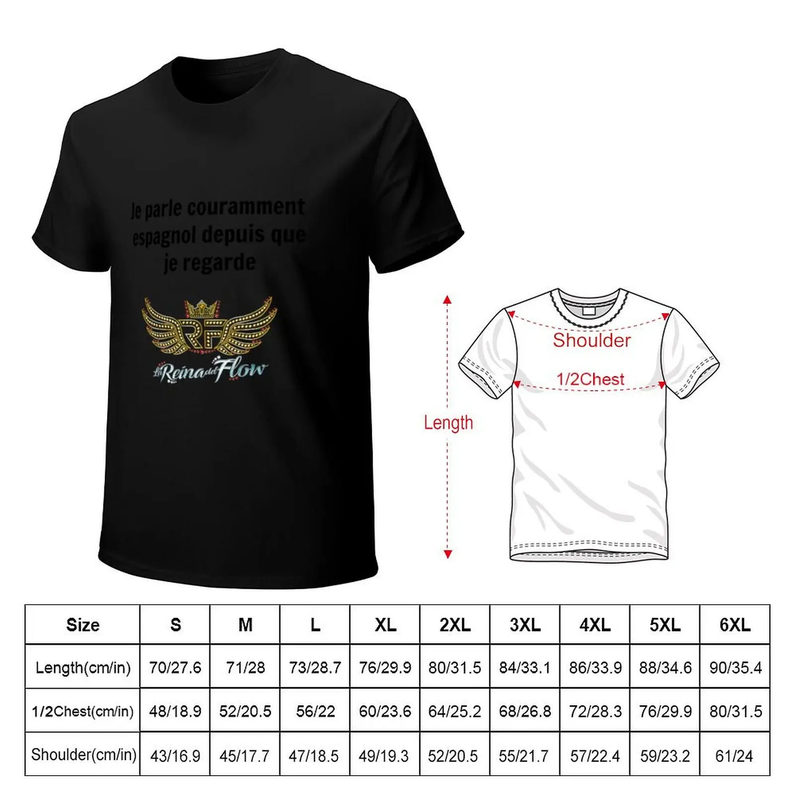 La Reina Del Flow T-Shirt t shirts for man slim fit T-Shirt
