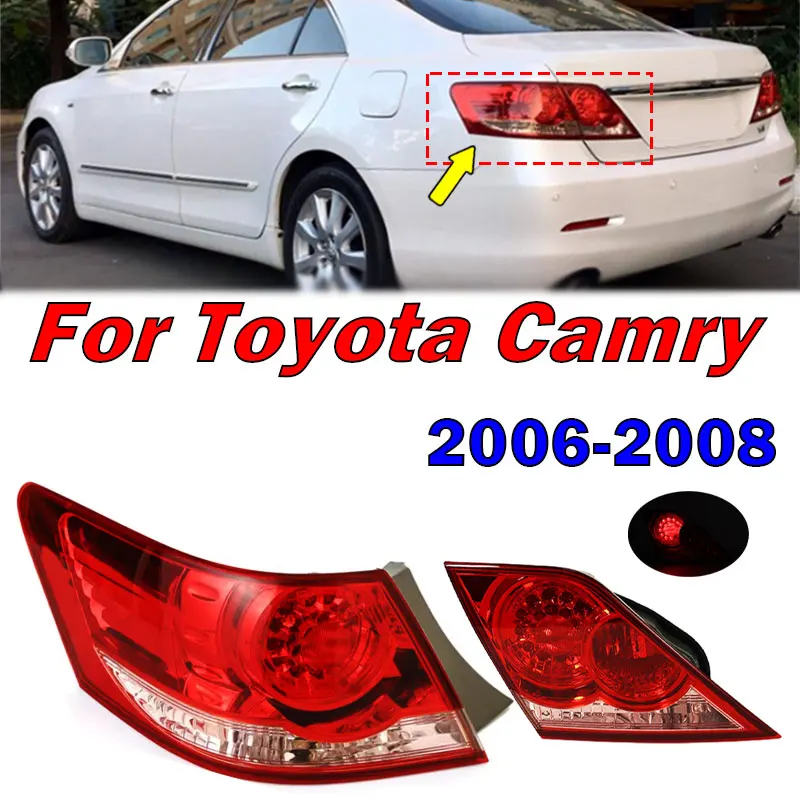 

Автомобильные аксессуары для Toyota Camry 2006 2007 2008, задний бампер, крышка заднего фонаря, стоп-сигнал, стоп-сигнал, задний фонарь в сборе