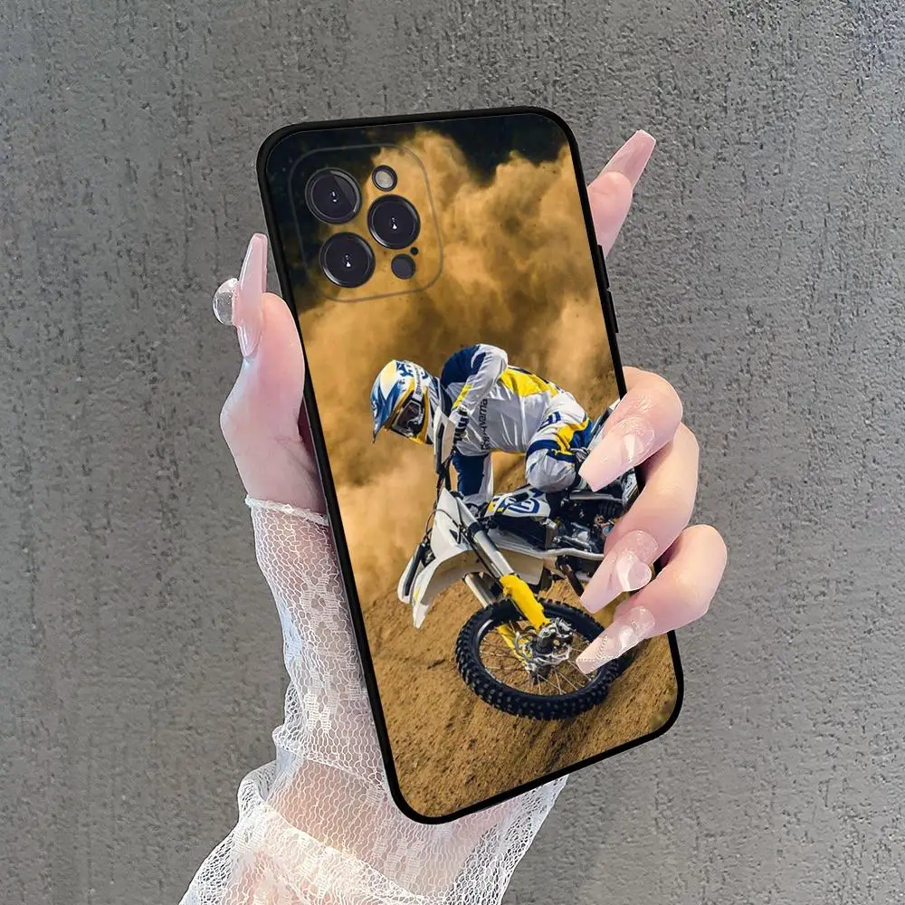 Moto Cross Motorcycle Sports Phone Case For iPhone 15 14 11 12 13 Mini Pro XS Max Cover 7 8 Plus X XR Funda Shell