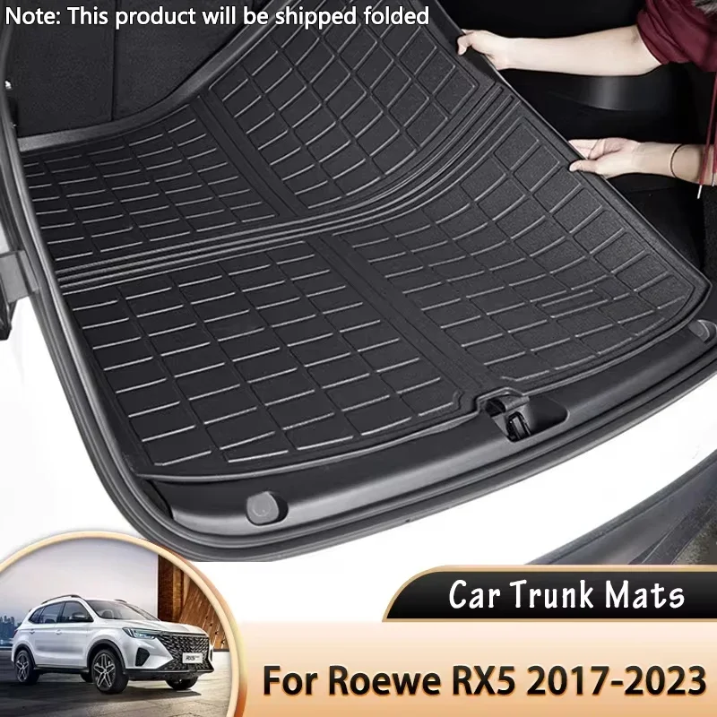 EVA Car Boot Liner Cargo Rear Trunk Mat Luggage Floor Carpet Tray Waterproof for Roewe MG RX5 2017 2018 2019 2020 2021 2022 2023