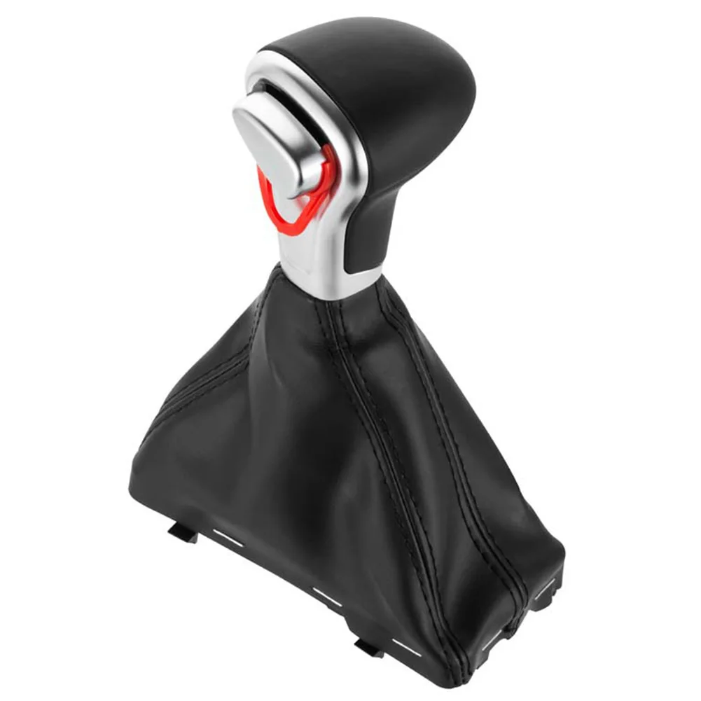 Car Maintenance Black Gear Shift Knob Boots Automatic Shift Knob Comfortable Grip Dust Proof Design Elegant Visual