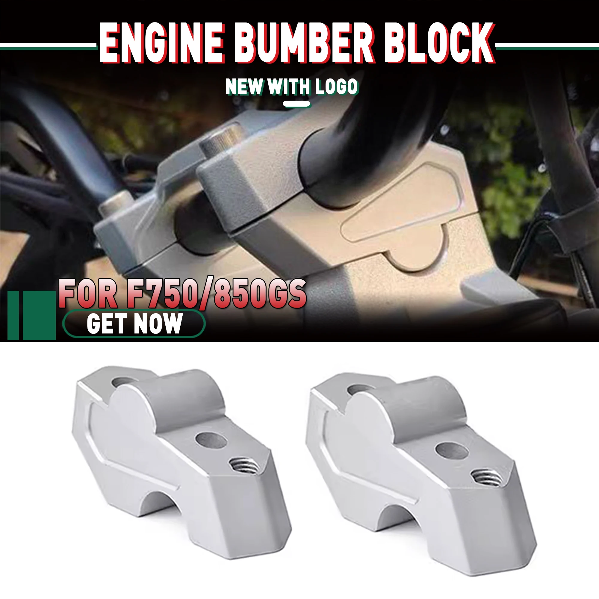 

For BMW F750GS F850GS F 750GS 850GS 2018-ON handlebar Motorcycle Handlebar Riser fat Clamp Adjuster increase Heightening