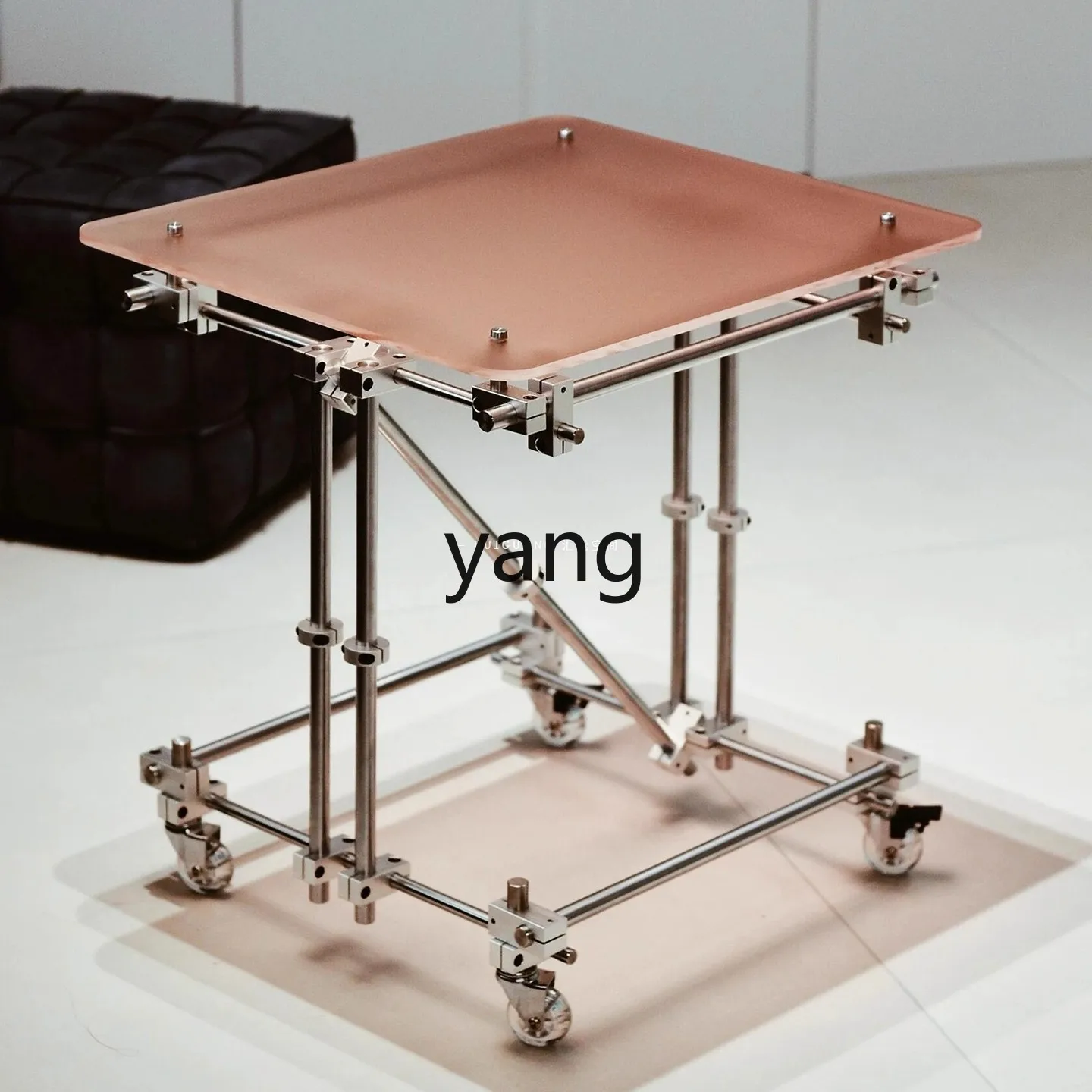 LTT – table basse nordique en acrylique, axe vent et lumière, table d'appoint pour petit appartement, canapé