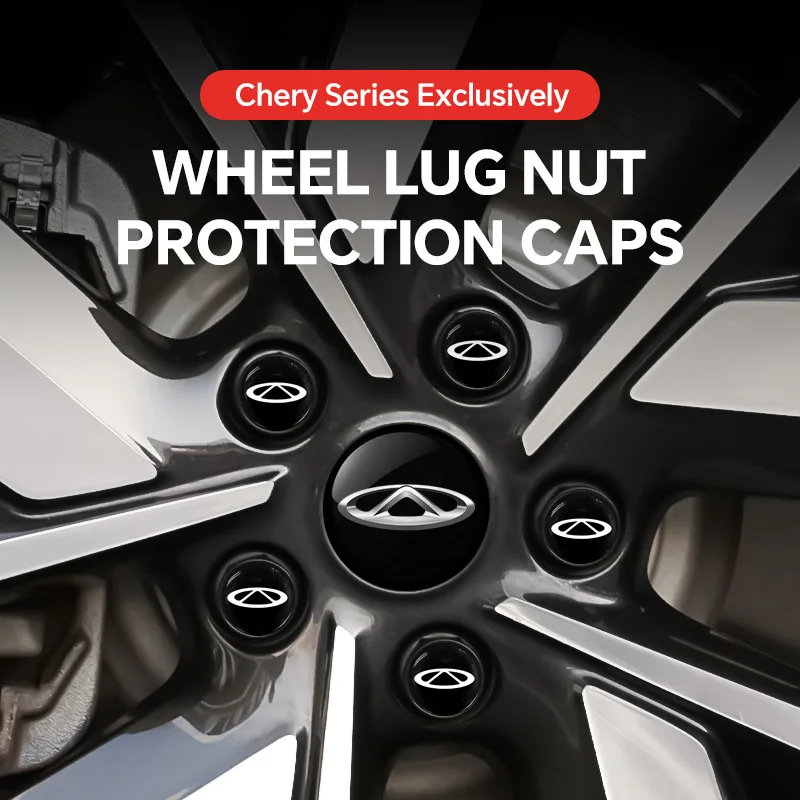 

For CHERY Jaecoo J7 2024 2025 Car Wheel Nut Caps Auto Hub Screw Anti Rust Cover Badge Cover Hubcaps Car Accessories