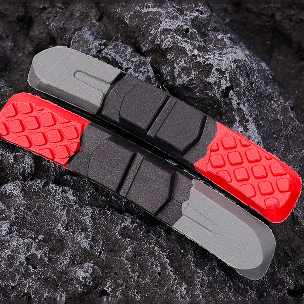 Rubber Bicycle Brake Pads Small Wheel Brake Parts Professional Mountain Bike Speed Brake Pads Wear Resistant Cycling Accessories