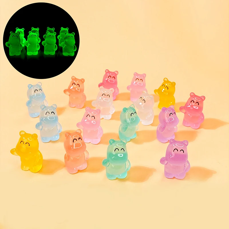 

5pcs Cartoon Luminous Doll DIY Jewelry Accessories Car Ornaments Accessories Toy