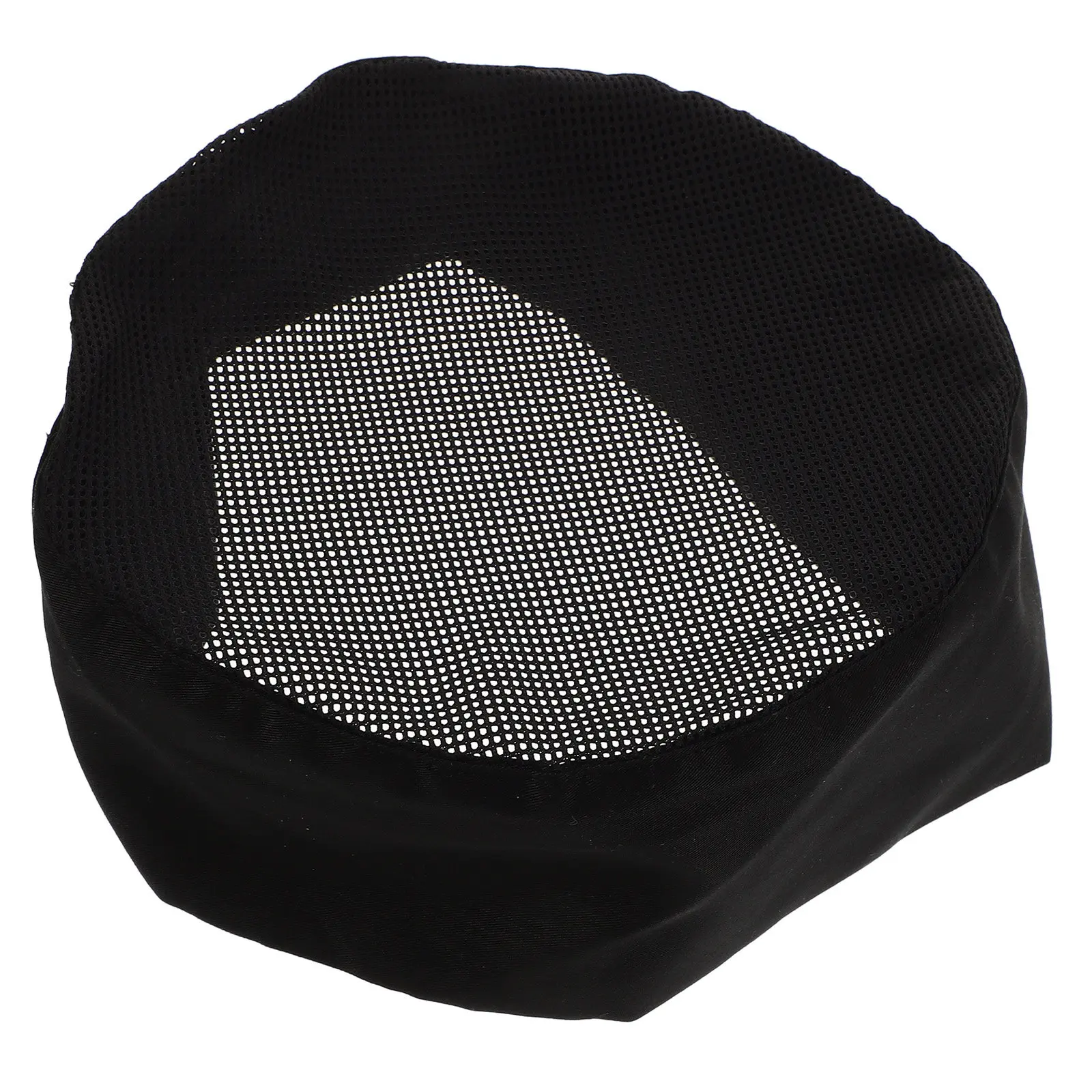 

Универсальная поварская шапка черная, дышащая, из хлопка с сетчатой вставкой, регулируемая, для суши, выпечки, работы на кухне, для персонала кейтеринга, для приготовления пищи