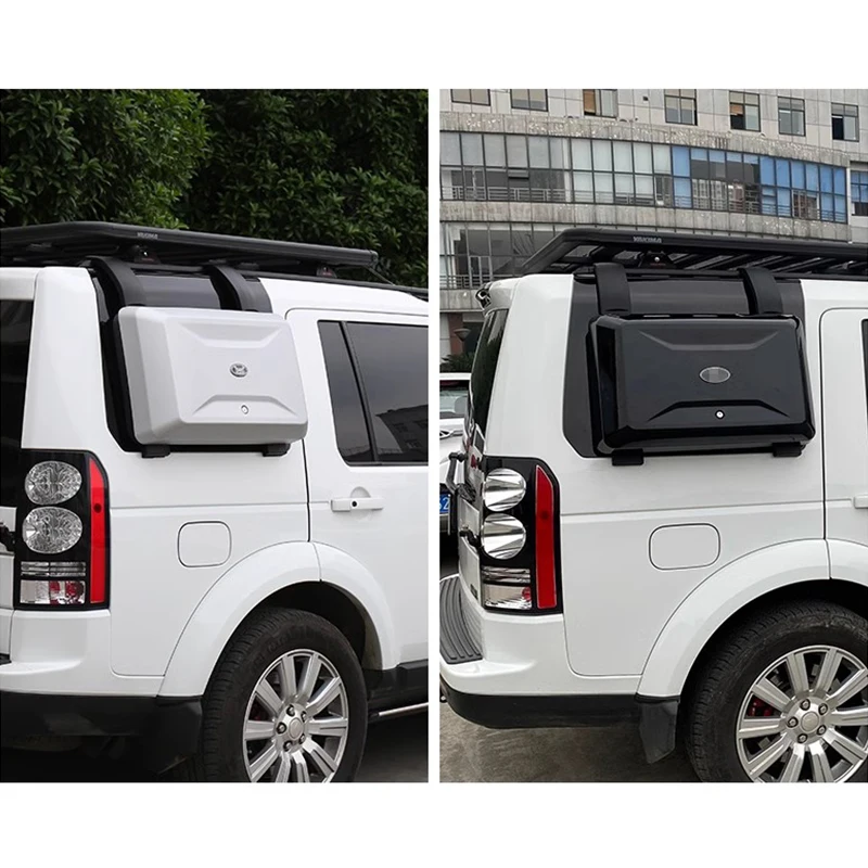 ROVCE  ABS Car Luggage Carrier Boxes Roof Rack Side Tool Equipment For Land Rover Discovery 4 2010-2016 Car Roof Racks