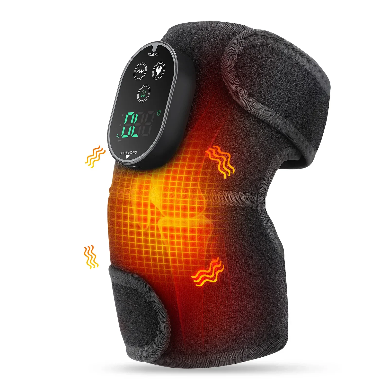 Electric Heating Massage Knee Pads for Middle-aged and Elderly Cold Legs, Shoulder Pads and Elbow Pads, Universal Hot Compress