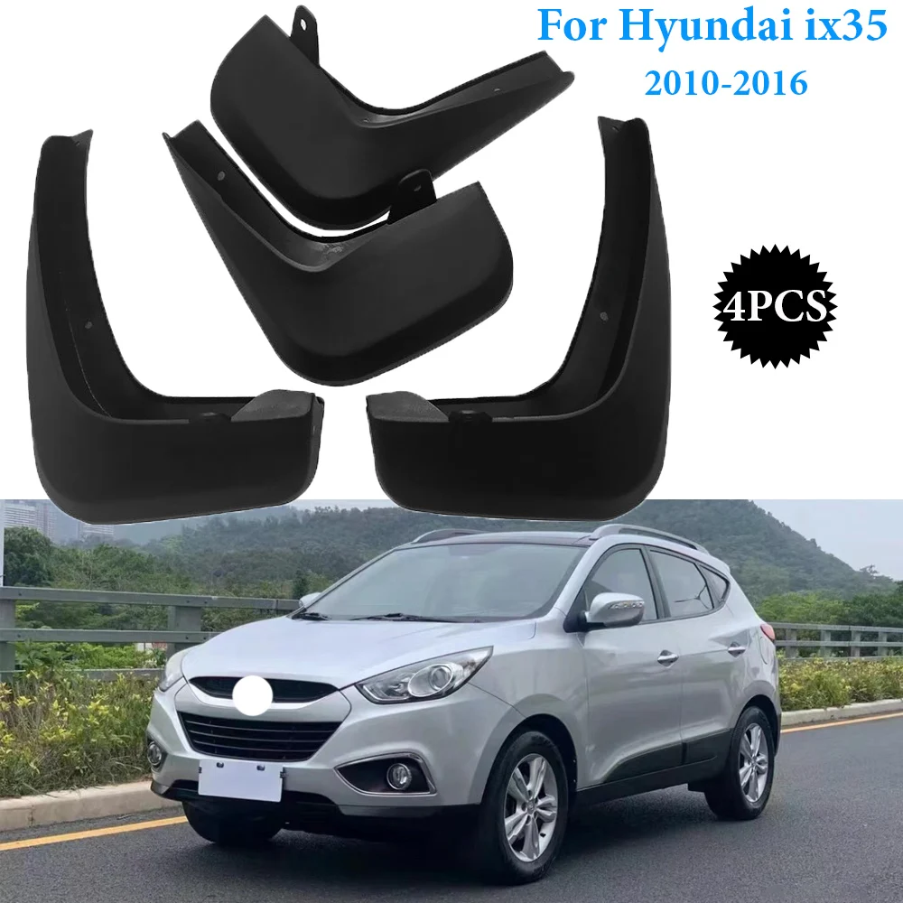 

New-styling Fender Flares Mudflaps Mudguards Car Mud Flaps Front Rear Splash Guards for Hyundai ix35 2010-2015 2011 2012 2013