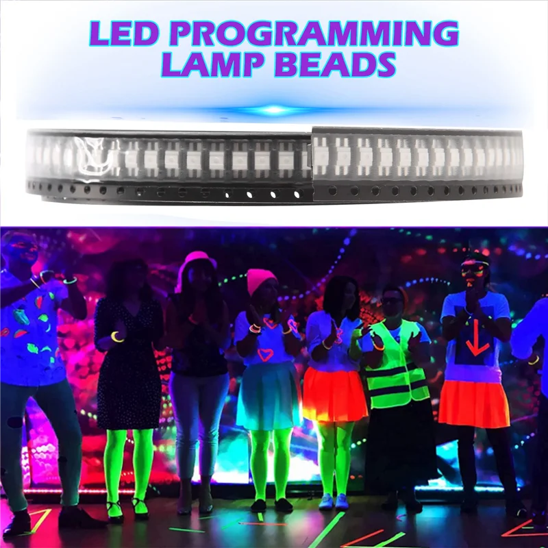 SVFE-g200PCS SK6812 MINI-E RGB (Serupa WS2812B) SK6812 3228 SMD Piksel Chip LED Beralamat Individual Penuh Warna DC