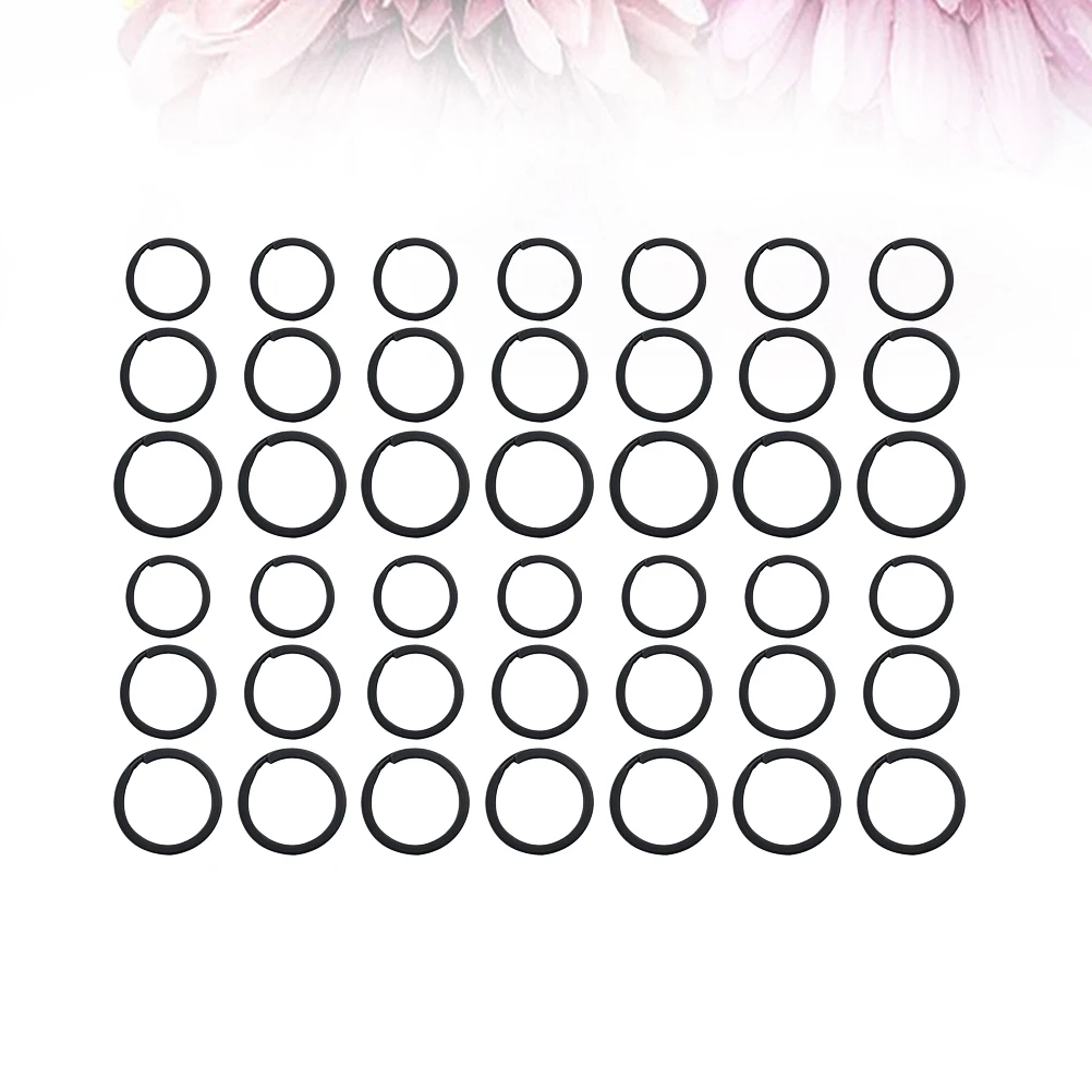 

60pcs Key Ring Circle Split Metal Keychains Sturdy Durable Flat Design Anti-Rust Split Keychain Rings Multi-Purpose For Crafts