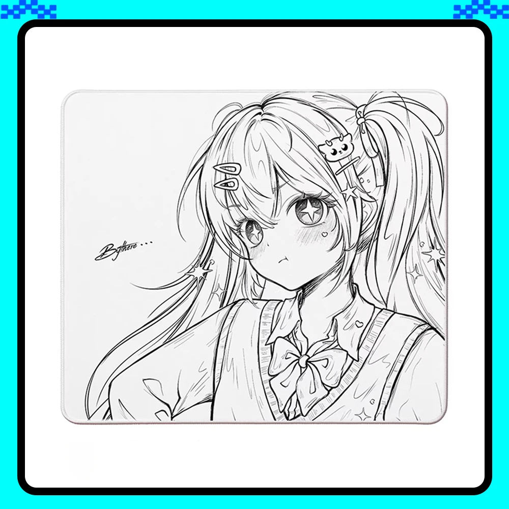 Bythere ZHIEN Gaming Mousepad FPS Medium Control Mouse Pad Skin-Friendly Skidproof For CSGO Valorant Pc Accessories Gifts