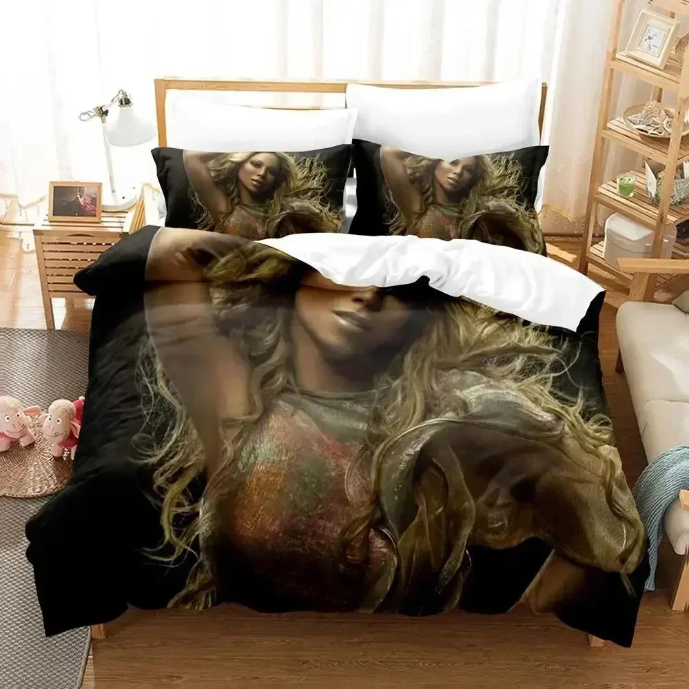 

Mariah Carey Adult Fashion Home Printed Bed Set Duvet Cover Pillowcase Bedding Set Linen Sheet Quilt Cover Full Queen King Size