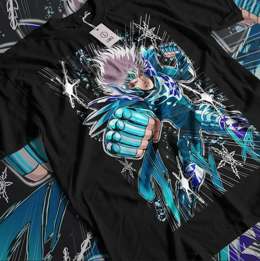 Cristal T-Shirt saint Seiya,Ikki,Sienna,Nero,Cosmo,Anime Shirt All Size