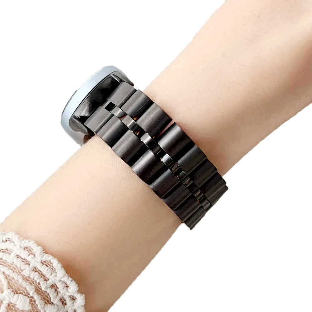 สร้อยข้อมือโลหะ Starry สําหรับ Xiaomi Smart Band 8/สมาร์ท Mi Band 9 สายรัดข้อมือโลหะผสมสําหรับผู้หญิงผู้ชายเปลี่ยนหรูหรา