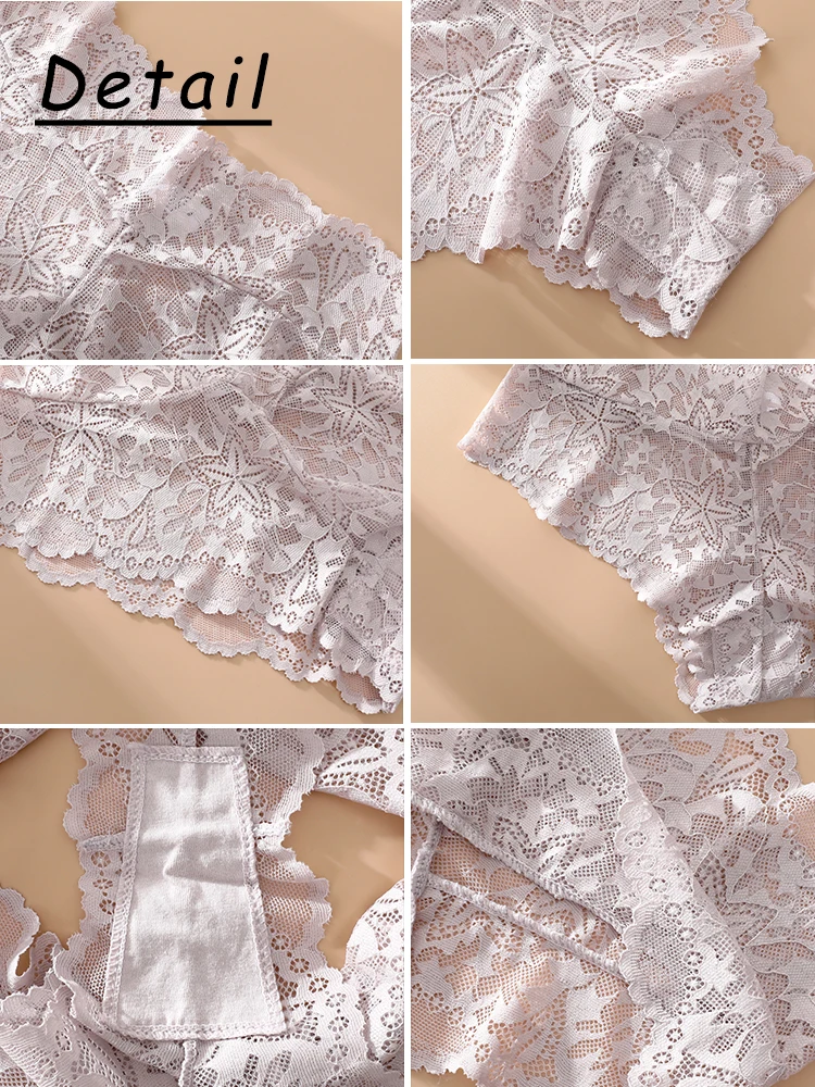 Thumbnail 4 - #5 Latest Womens Lace Trim Comfort Panties Updates