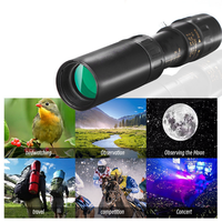 Portable All Metal Telescopic Zoom Can Be Connected to Mobile Phones Outdoor Telescopes 10-300x40 Monocular Telescopes