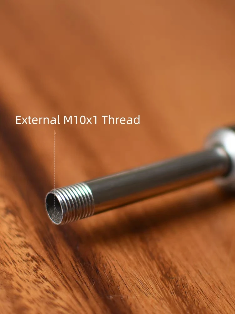 ท่อสแตนเลสแบบยืดไสลด์สําหรับไฟตั้งโต๊ะ/โคมไฟ ปรับความยาวได้ เกลียวภายใน/ภายนอก M10, เสาโคมไฟ