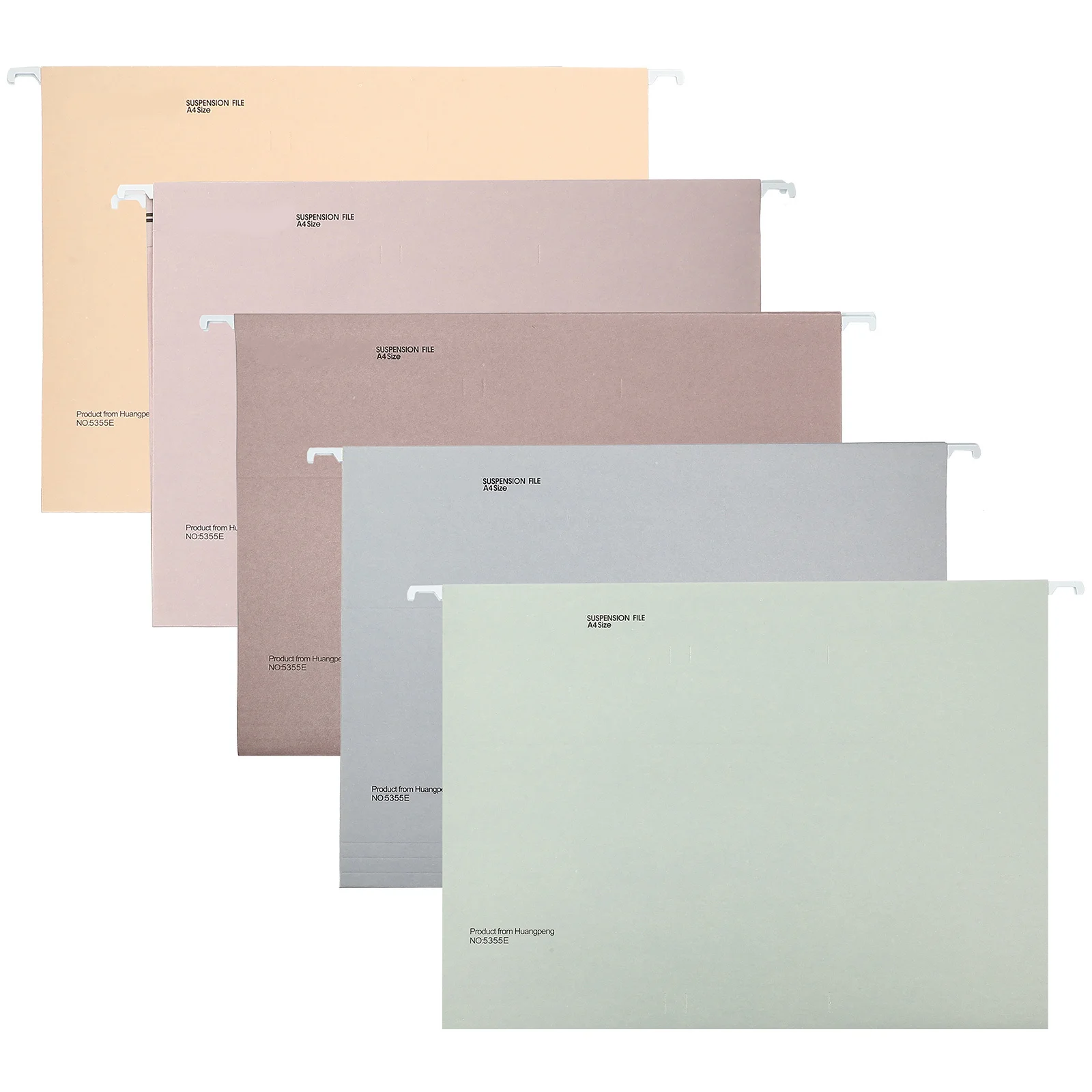 

5Pcs Hanging File Folders Portable Organizer for Office School Home Document Storage Bills Receipts Holder File Folders