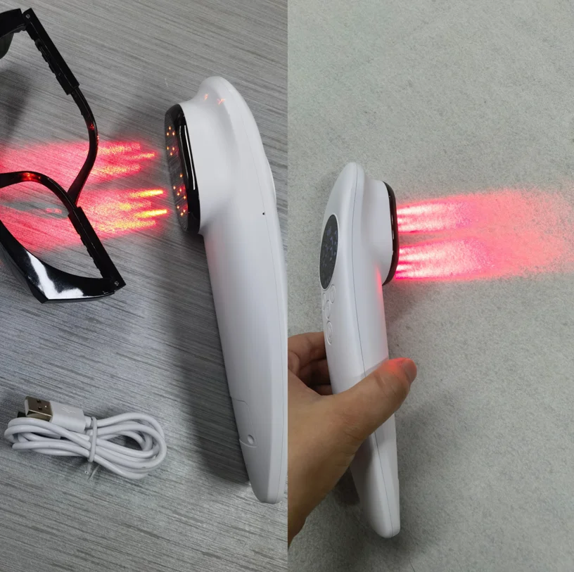 

Профессиональное 17-диодное устройство для холодной лазерной терапии 808 нм 650 нм для облегчения боли в спине, коленном суставе, заживления мышц, использования в человеках и домашних животных