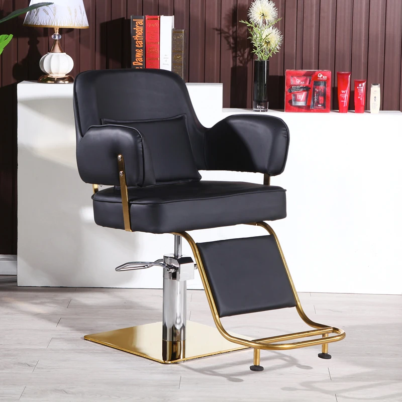 Hairdressing Chair Dedicated To The Hair Salon Rotating Simple Hairdressing Chair High -end Hair Clip Seat Barber Accessories