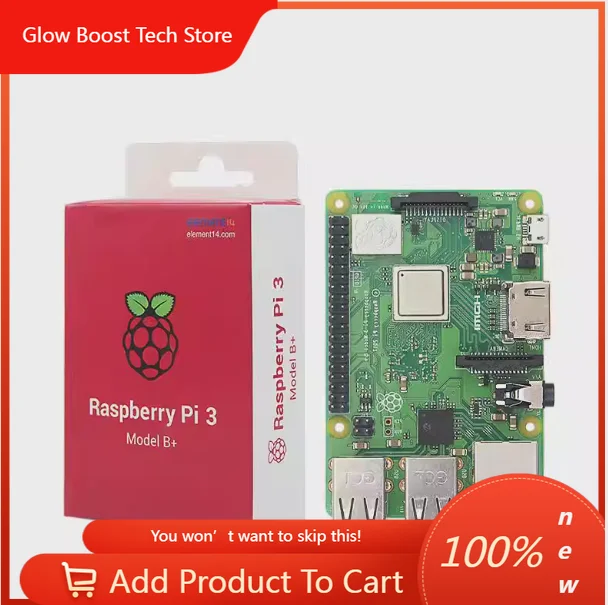 Raspberry Pi 3. Generation B Typ Offiziell Britische Produktion 3B 3B+ Raspberry Pi Entwicklungsboard Bluetooth WiFi Kit Lernset