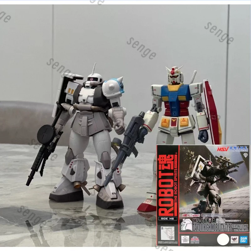 [Original em estoque] Bandai ROBOT Soul White Wolf Zaku Ⅱ de alta mobilidade exclusivo de Matsunaga Shin ver.A.N.I.M.E. Modelo limitado Soul