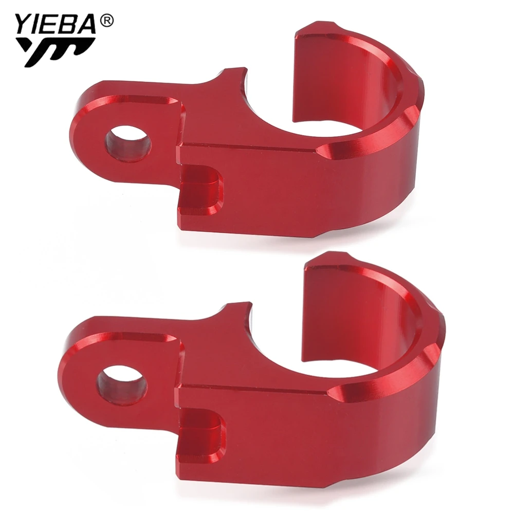 

For Honda CRF250L CRF250M 2012 2013 2014 2015 Motorcycle CNC Aluminum Front Brake Hose Line Bottom Guide Wire Clip CRF 250 L/M