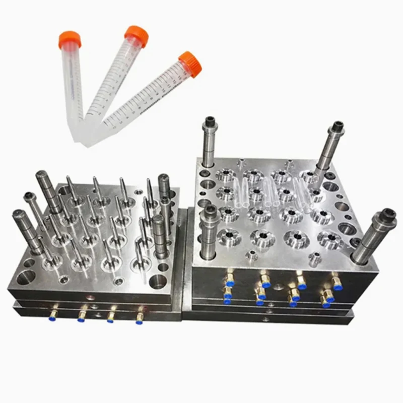 Custom Plastic Injection Parts High-efficiency Medical test Tube Injection Mold Made of Mold Steel