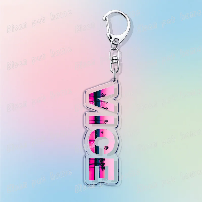 Klassische Vice City Schlüsselanhänger für Accessoires Taschenanhänger San Andreas PC-Spiele Liebhaber Schlüsselring Schmuck Fans Geschenke