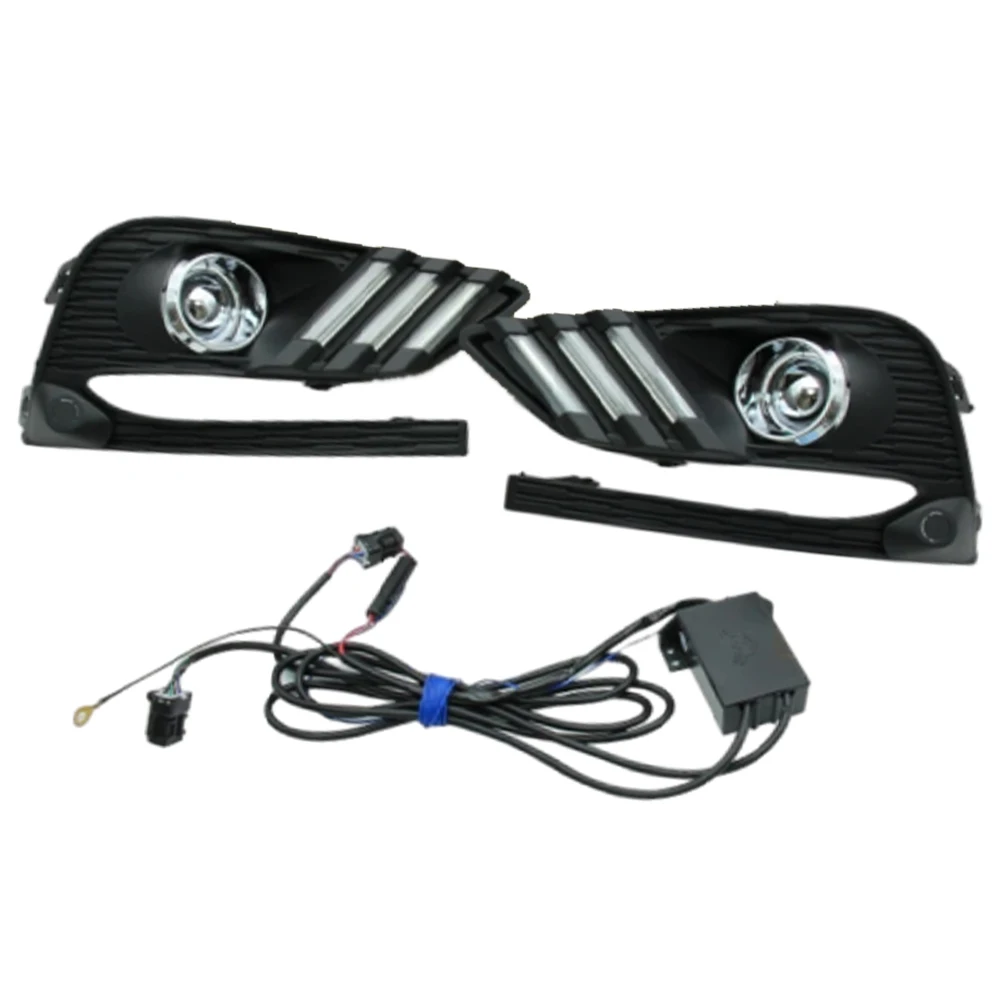 

Реле указателей поворота, светодиодные ДХО, противотуманные фары, крышка противотуманной фары, янтарно-синие светодиодные дневные ходовые огни, подходят для Chevrolet Cruze 2016-2018