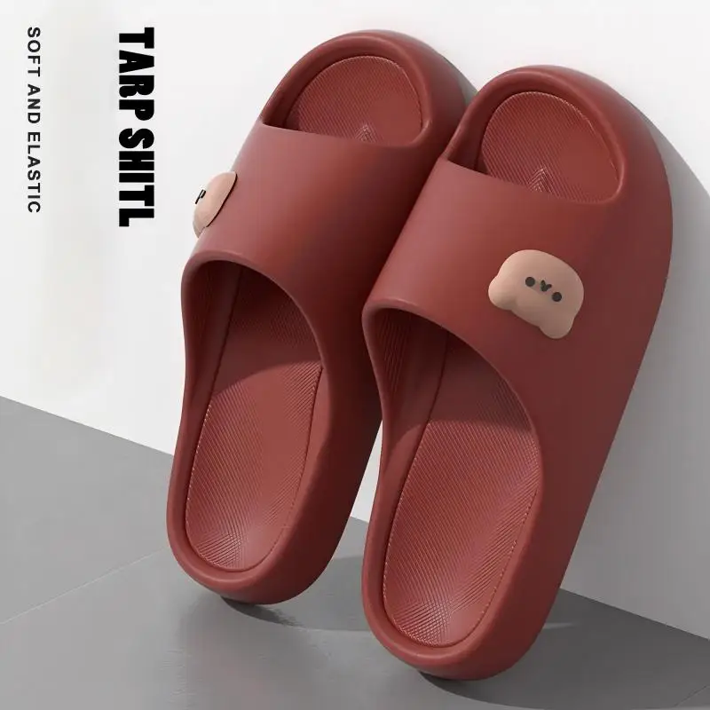 

Women's Classy Super Popular Bear Slippers, Deodorant Slippers, Non-Slip Slippers for Couples, Women's Summer New Indoor Home Soft Bottom Bathroom Bathing Ladies