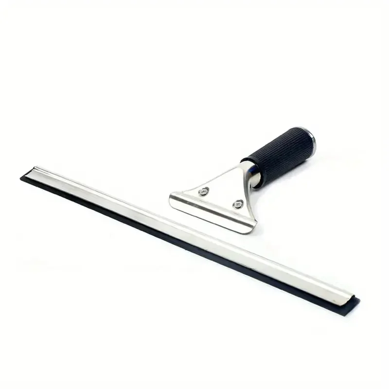 Window Scraper Household Glass Wiper Cleaning Bathroom Mirror Cleaner With Silicone Blade Hook Car Shower Squeegee