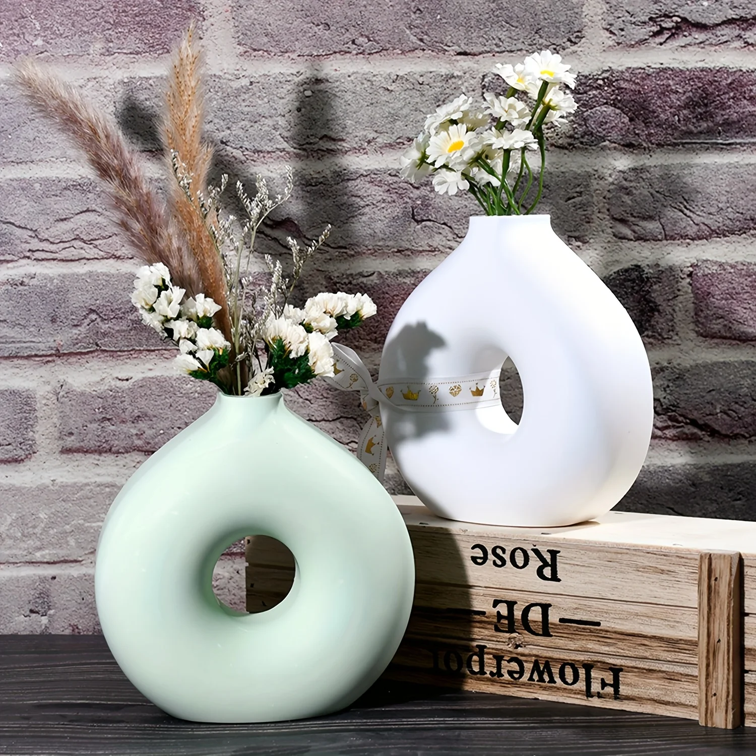 1 DIY Round Vase Silicone Mould Epoxy Resin Mould Handmade Plaster Art Vase Mould Home Decoration Making Supplies view 5