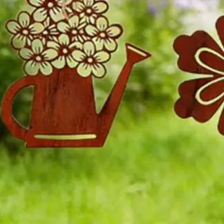 

Декоративный металлический садовый колышек в стиле ретро-железо, украшение для газона, уличные декорации для сада и двора, металлические поделки