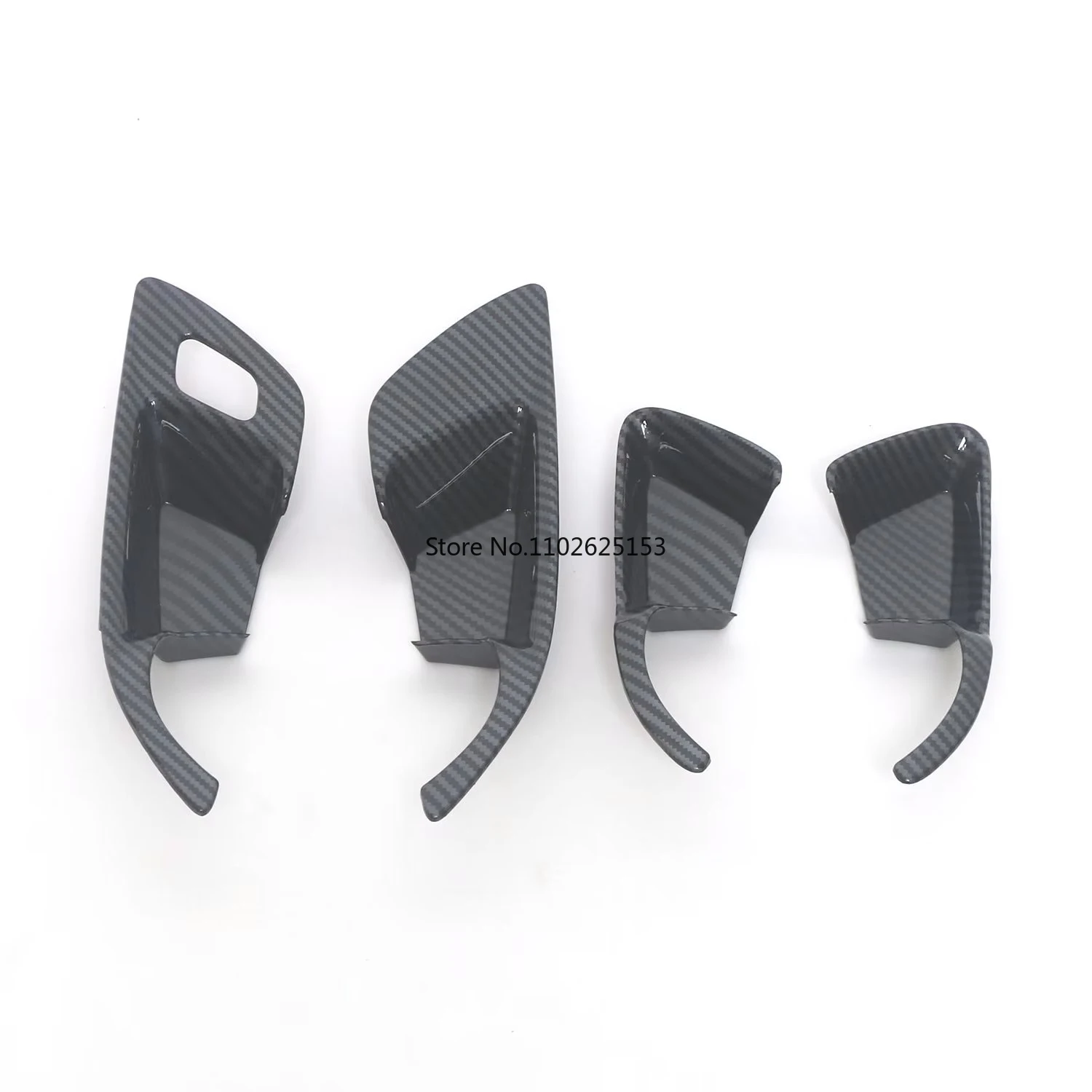 For Chevrolet Trax 2024+ ABS Carbon Fiber Protection Car Interior Door Handle Cover Decorative Accessories