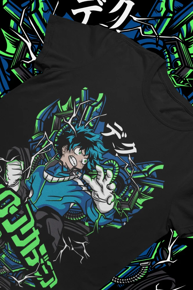 Toda a Camisa de Izuku Midoriya, Boku Não, Hero Academia, Tee Deku