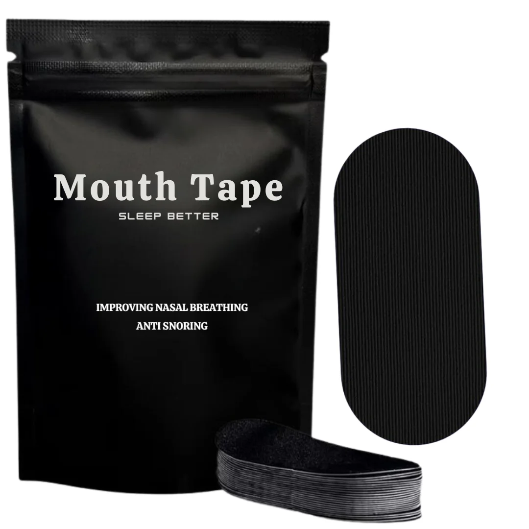 Drop shipping Mouth Tape for Sleep Anti Snoring Mouth Strips Allergenic Medical Grade Nose Breathing Strips Reduce Mouth Dryness