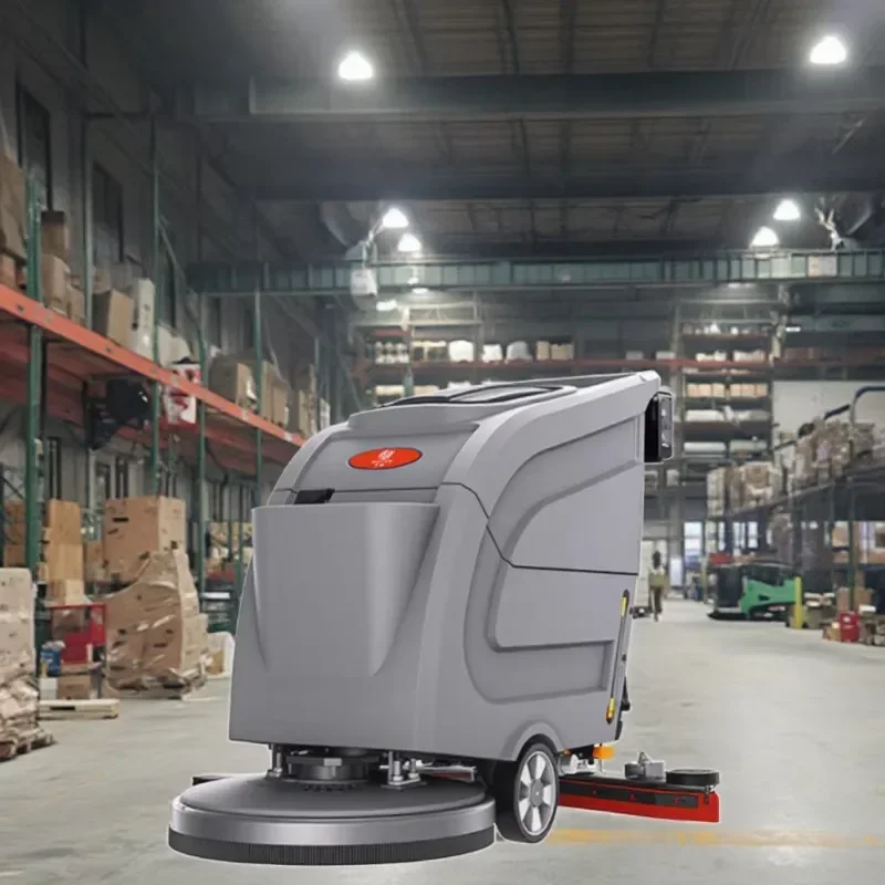 CleanHorse XP530E компактная коммерческая промышленная мойка высокого давления с батарейным питанием, ручная скрубберная машина для ходьбы по полу