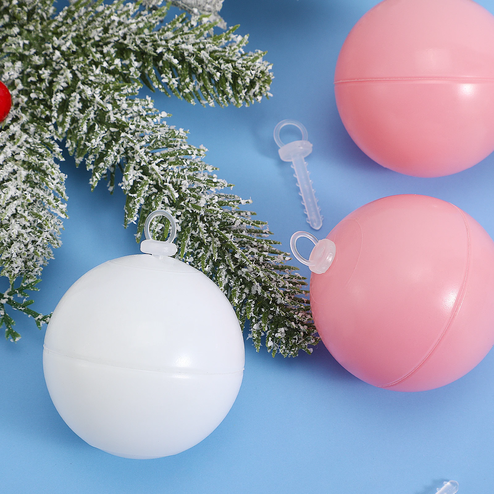 

100pcs Foam Ball Cap 3 6x1 0CM Hanging DIY Materials Plastic Christmas Charms Fittings Balls Caps Exquisite