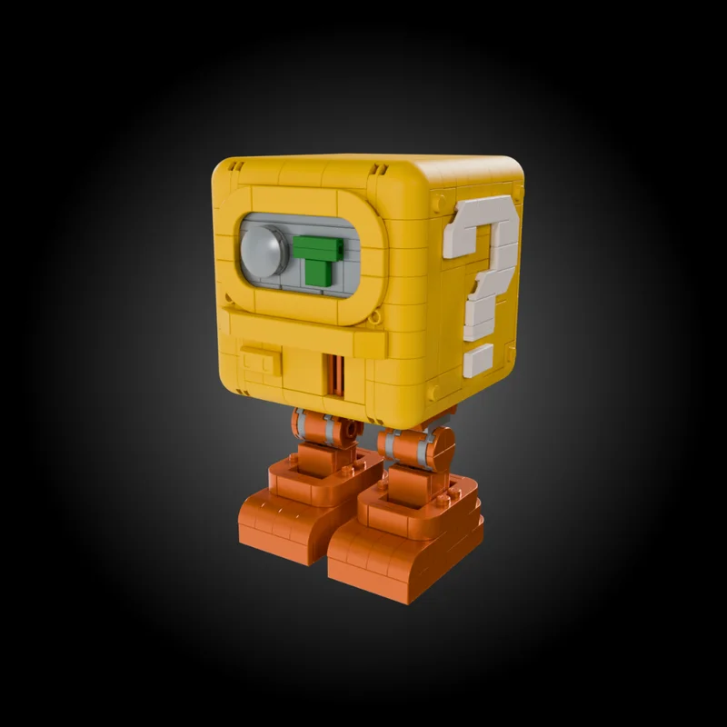 

457pcs Star Battle MOC Modular Question Block Gonk Droid Building Blocks DIY Interactive Droid Figurine Creative Educational Toy