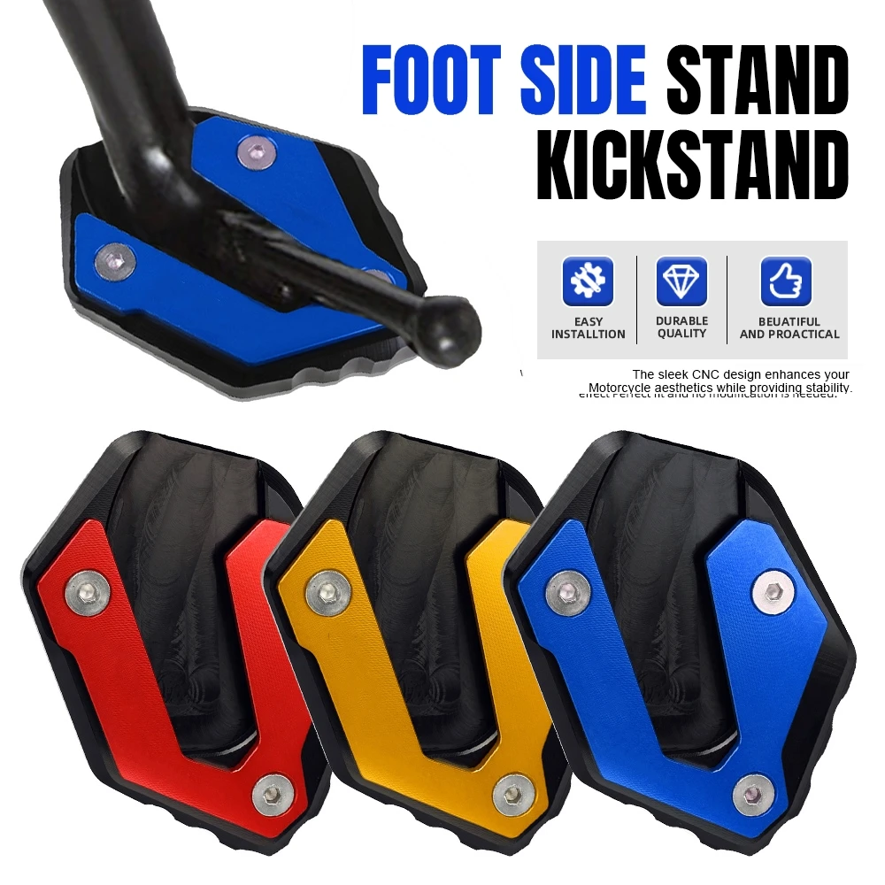 

Motorcycle Foot Side Stand Extension Pad Kickstand Plate For YAMAHA MT07 MT09 TRACER 9 GT 7GT 900GT 700GT XSR 700 900 YZFR7