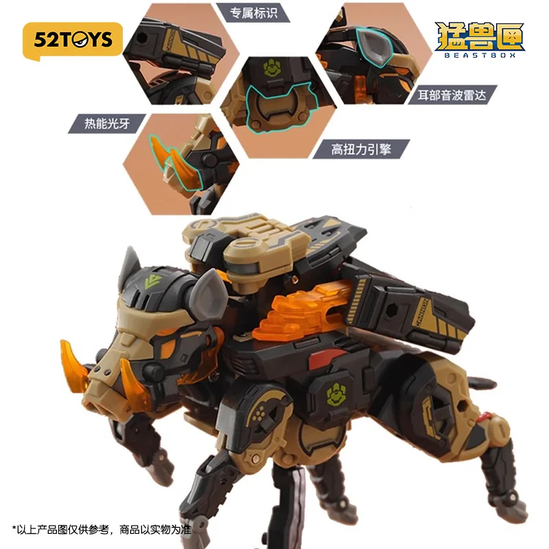 Beast Box Series BB-57 Shovel Head Wild Boar Transformation Toy Ornament Trendy Play Mech Boy Festival Gift