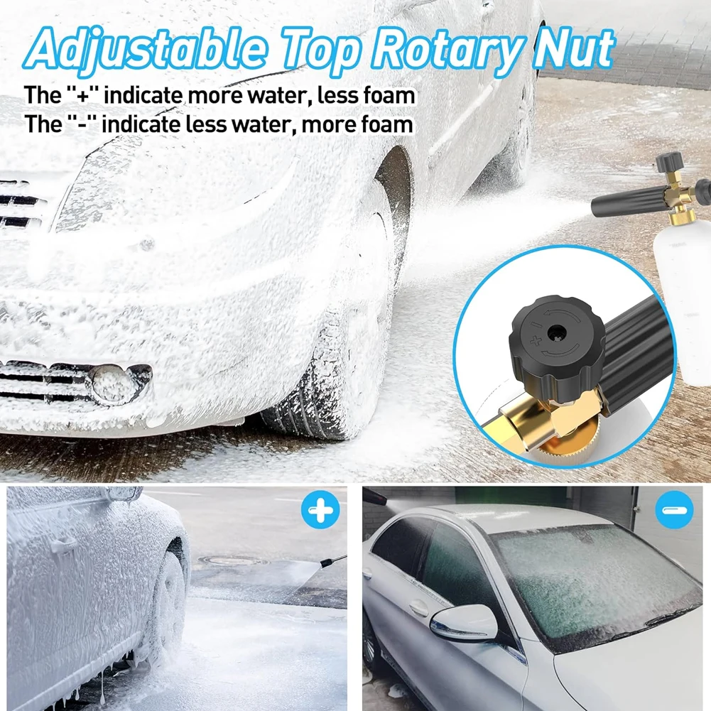 1000/750/700/400ML Car Cleaning Foam Gun Adjustable Nozzles For Karcher K2 K3 K4 K5 K6 K7 Sprayer Lance Motorcycle Cleaning